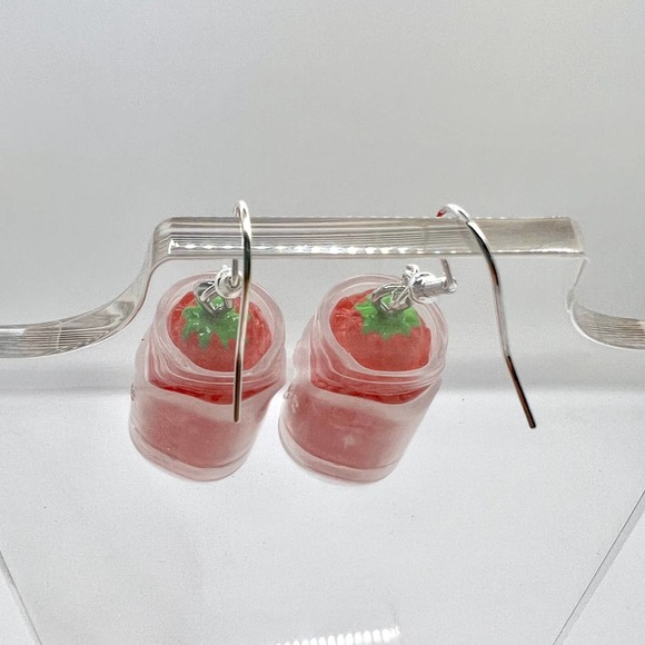 Hard Rock Cafe Earrings - Strawberry Lemonade - Foodie Mini Brands Earrings - Picture 6 of 9